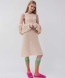 Crochet Knit Dress [IVORY]