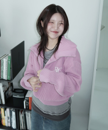 [송이송이 PICK] RCC Knit Half Zipup [PINK]