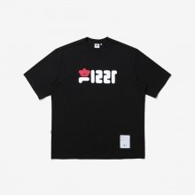 [FILA x pushBUTTON] 휠라 로고 티(FS2RSD3P01XBLK)