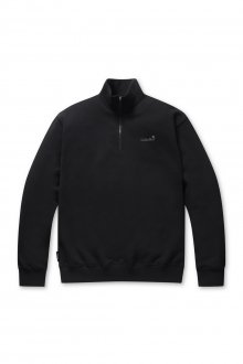 Half Zip-up Signature Sweatshirt_L4TAW21021BKX
