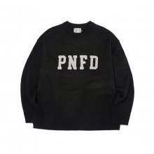 PNFD 부클 오버핏 스웨터 BLACK_FM4KL11U