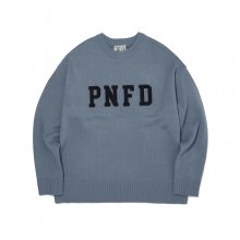 PNFD 부클 오버핏 스웨터 BLUE_FM4KL12U
