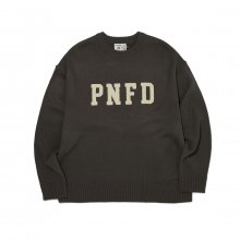 PNFD 부클 오버핏 스웨터 BROWN_FM4KL13U