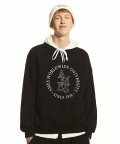 AMES ROUND LOGO SWEATSHIRTS_BK(21FWTP03)