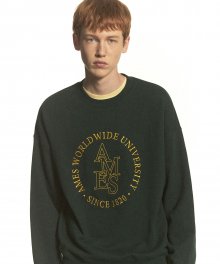 AMES ROUND LOGO SWEATSHIRTS_GR(21FWTP03)