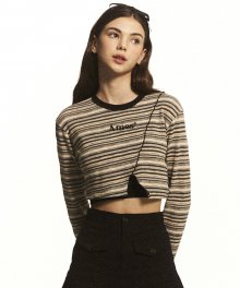 SLIT CROP LONG SLEEVES_BR(21FWTP05)