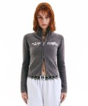 스컬프터(SCULPTOR) Atom Zip-up Sweater Melange Gray