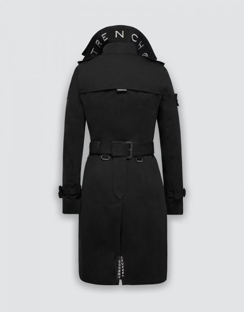 Queen Classic тренч (Black/Black/Silver)