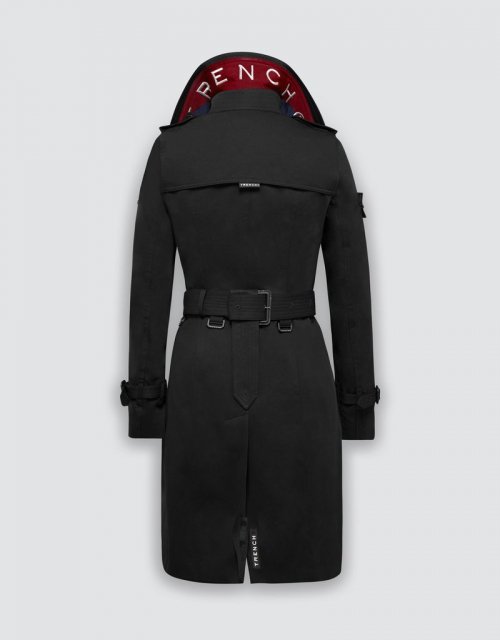 Queen Classic тренч (Black/Flag/Silver)
