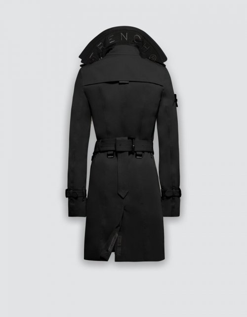 Тонкий тренч (BLACK/BLACK/BLACK)