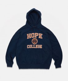 Hope College Heavy Weight Hoodie Navy