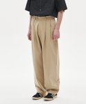 노운(NOUN) wide chino pants (beige)