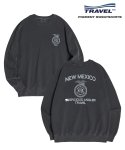 트래블() 뉴 멕시코 피그먼트 스웨트셔츠 블랙 차콜