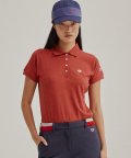 [ASIA] Golf 여성 C로고 피케 반팔 티셔츠 (NORMAL RED) CKTS1F070R2