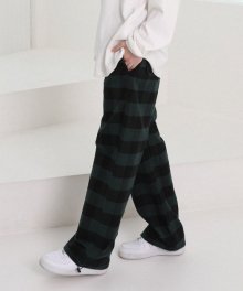 [UNISEX] TWOTONE CHECK STRING PT_GREEN