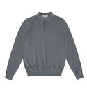 벨리프(BELLIEF) Essential Soft long sleeve polo knit (Stone Grey)