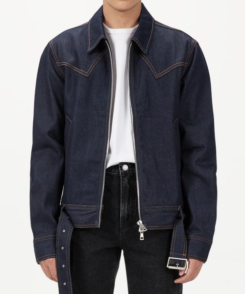 피스워커(pieceworker) Western Belted Jacket - Blue