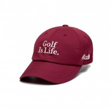 Golf is Life 캡 WINE