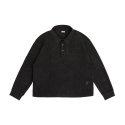 아노니모아노니마(ANONIMO-A) Paisley Jacquard L/S Buttoned T Shirt - Black