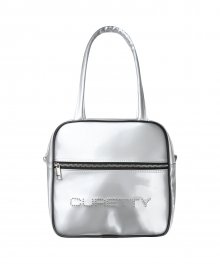 C LOGO CONVEX SPORTS BAG_SILVER