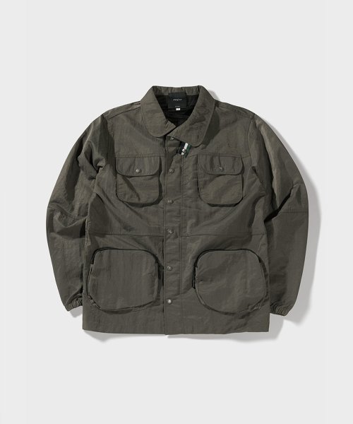 Куртка-сафари с объемными карманами Dark Khaki