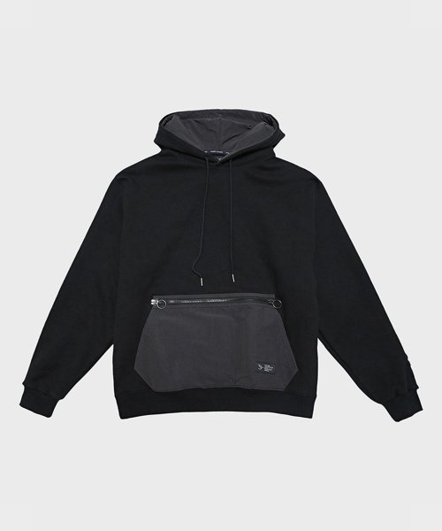 Худи на молнии с карманами (Black)