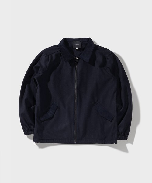 Шерстяная куртка на молнии (Navy)