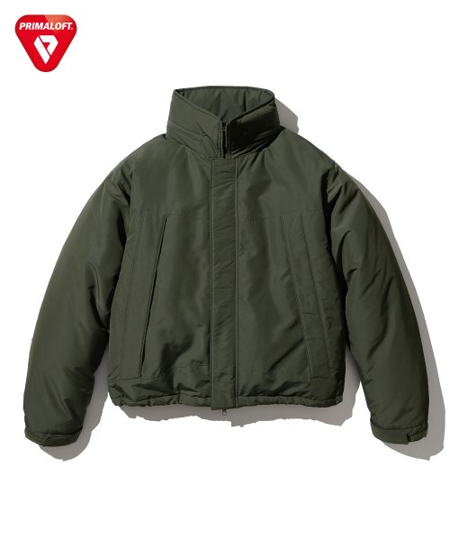 MUSINSA | UNIFORM BRIDGE level7 primaloft monster short parka khaki