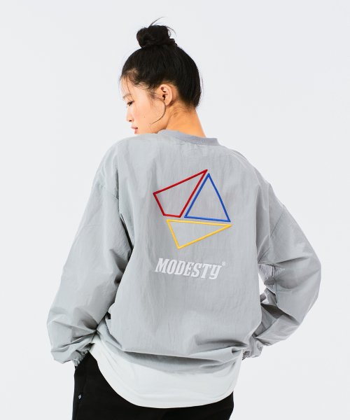 모데스티(modesty) Breakup woven MTM GRAY