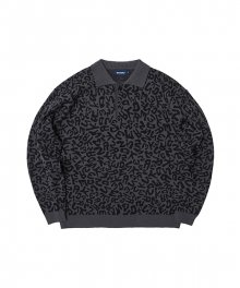 DRILL KNIT SWEATER (BLACK)