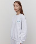 타입서비스(TYPE SERVICE) Sports Basic Sweatshirt [Melange Gray]