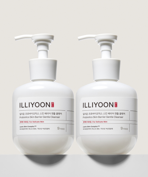 일리윤() 온가족 순한 프로바이오틱스 스킨배리어 젠틀 클렌저(여성청결제) 300ml 2입 상품 이미지