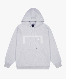 SIGNATURE BIG LOGO HOODIE - MELANGE GREY