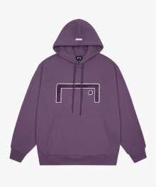 SIGNATURE BIG LOGO HOODIE - PURPLE