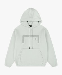 SIGNATURE MICRO FLEECE HOODIE - LIGHT GREY