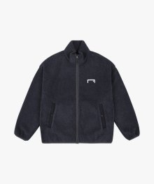 SIGNATURE SHERPA FLEECE JACKET - CHARCOAL