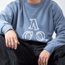 ACO 로고 스웨트셔츠 (소라/화이트)
