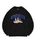 리트리버클럽(RETRIEVER CLUB) RETRIEVER FRIENDS CREWNECK [BLACK]