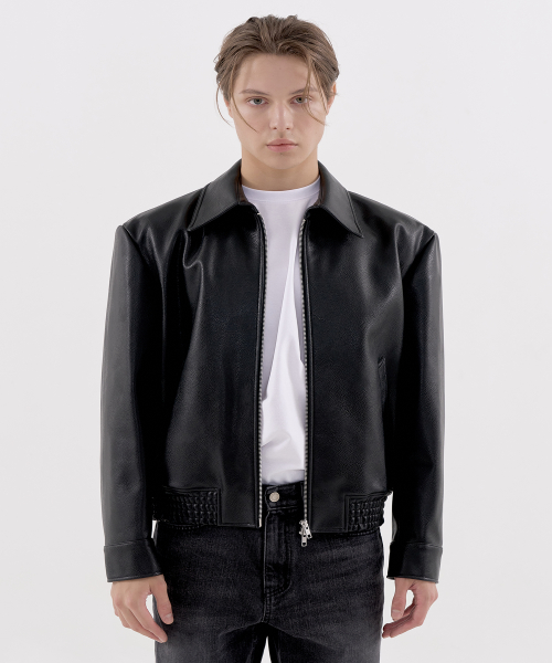 Минималистичный блузон semi-overfit [Black]