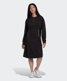 롱슬리브 드레스 - 블랙 / HG6656
