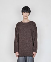 TWISTER LONG KNIT LAMBS WOOL (BROWN)