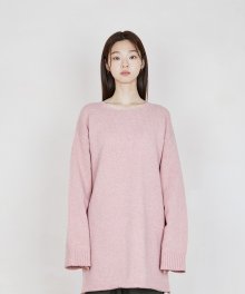 TWISTER LONG KNIT LAMBS WOOL (PINK)