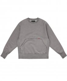 Y.E.S Pig Dyed Sweatshirts Charcoal