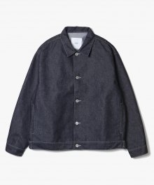 Clean Denim Short Jacket [Indigo]