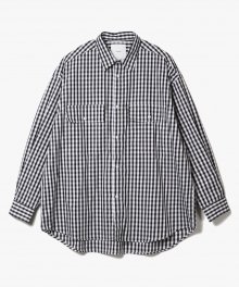 Gingham One Mile Shirts [Black]