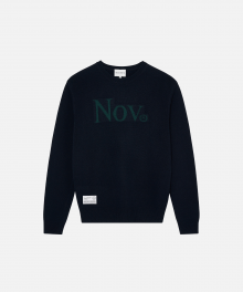 REMEMBER WOOL KNIT-NAVY