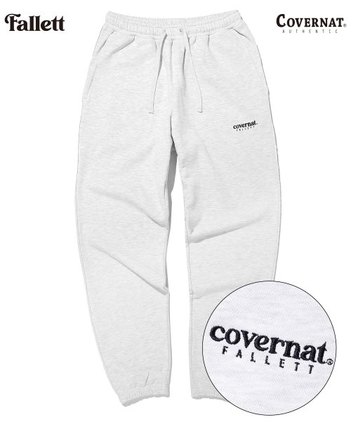 MUSINSA | FALLETT [Fallett x COVERNAT] Damaged Sweatpants Light Gray