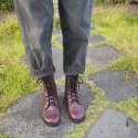 케리제이드(KERRIJADE) Flat Walker Boots_RedBrown