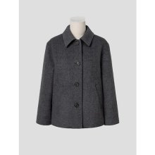 [그린 빈폴][women] 그레이 울 블렌드 재킷형 코트 (BF1930N033)