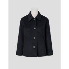 [그린 빈폴][women] 네이비 울 블렌드 재킷형 코트 (BF1930N03R)